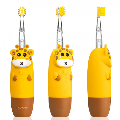 Электрическая звуковая зубная щётка Revyline RL 025 Baby, Yellow