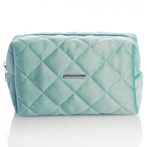 Косметичка дорожная вельветовая Revyline, голубая